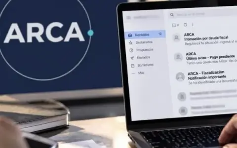 Advertencia de ARCA sobre correos electrónicos falsos y phishing