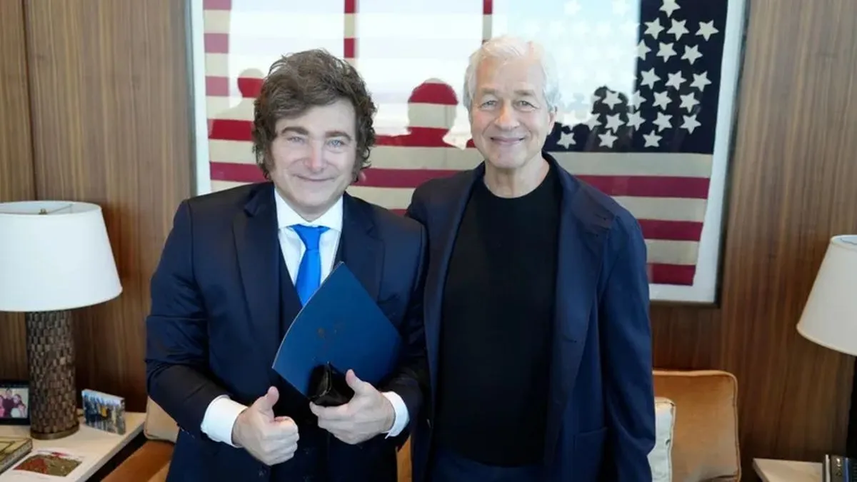 Jamie Dimon Elogia las Políticas Económicas de Javier Milei en la Argentina Week