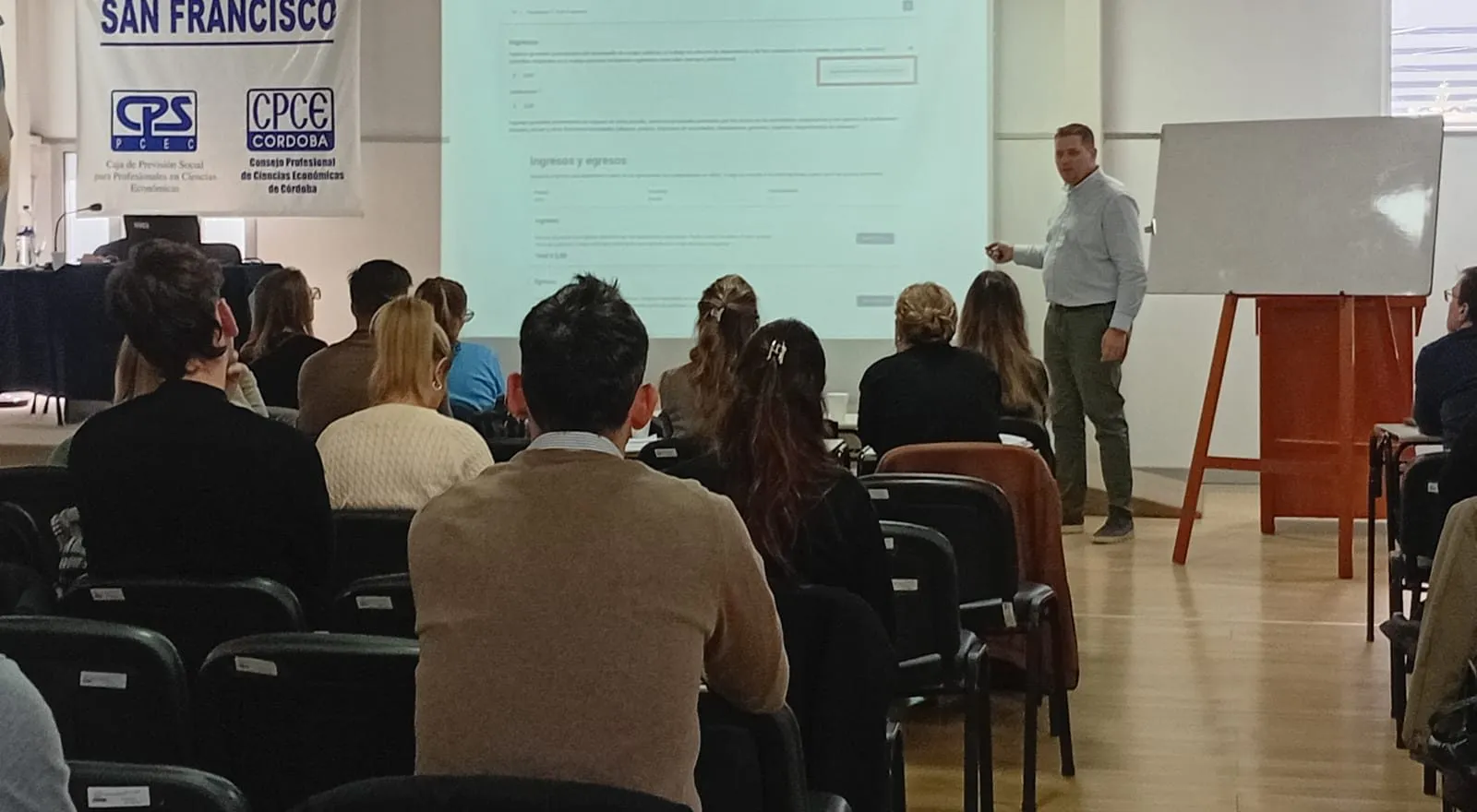 Capacitación sobre el Impuesto a las Ganancias en la Delegación San Francisco del CPCE de Córdoba
