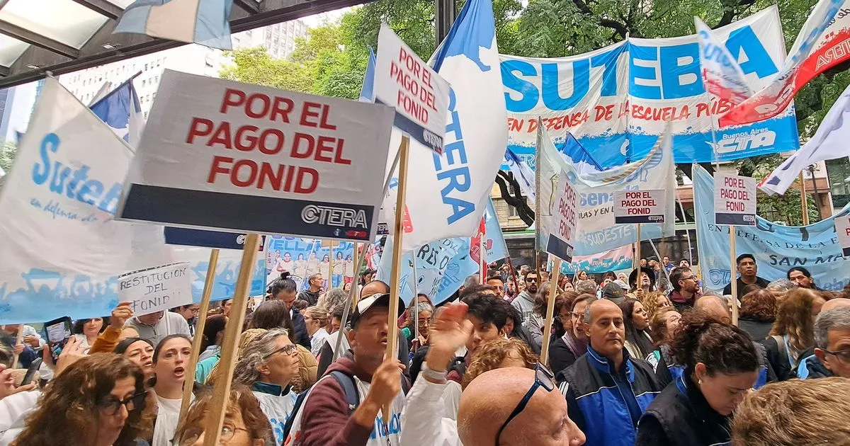 Movilización de Gremios en Apoyo a la Reclamación de Fondos por Parte de Axel Kicillof