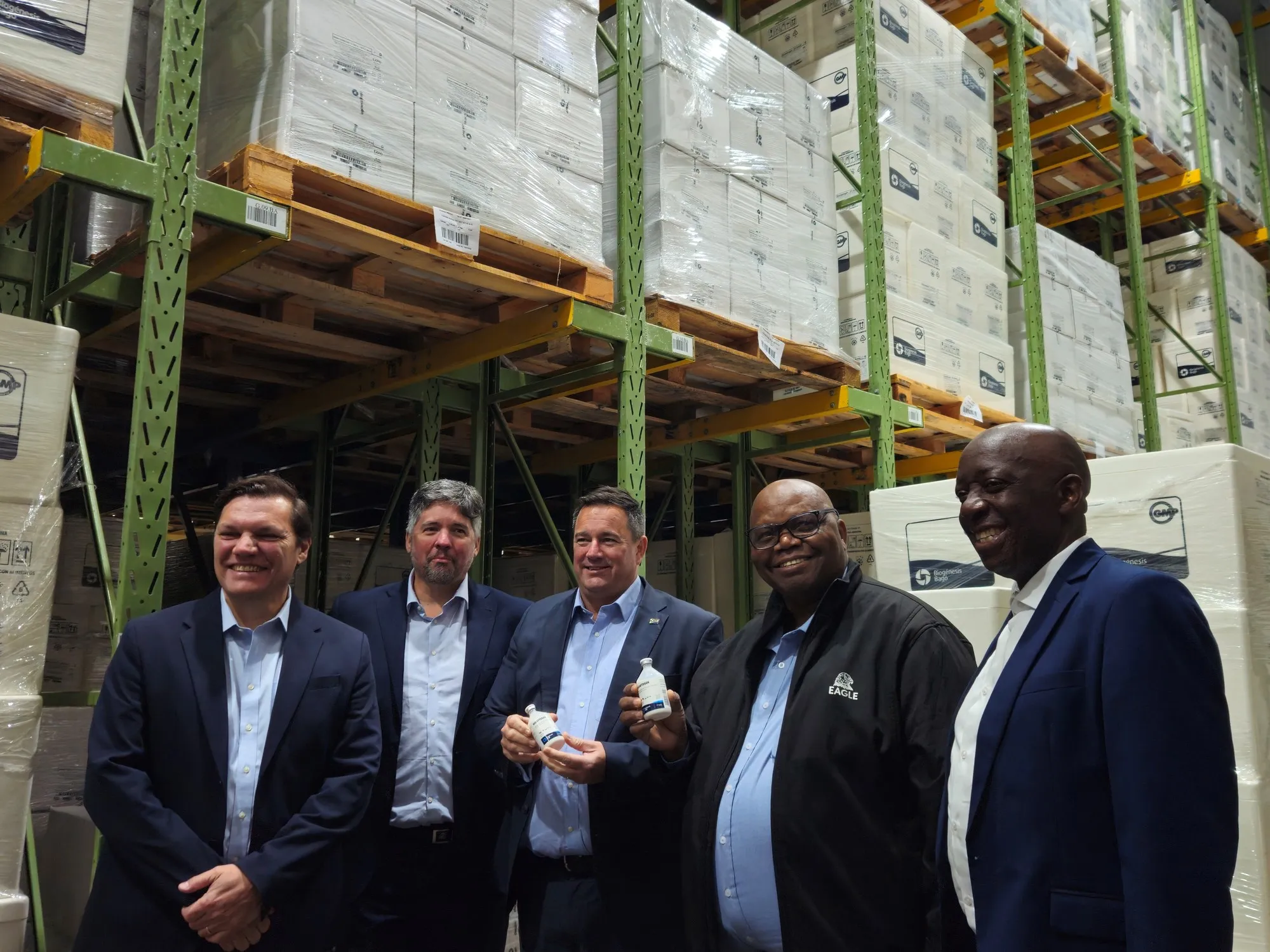 Visita de Delegación Sudafricana a Biogénesis Bagó en el Contexto de la Emergencia por Fiebre Aftosa